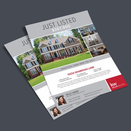 Real estate flyer