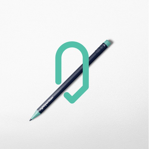 Pen checkmark combination for amazing copywriters