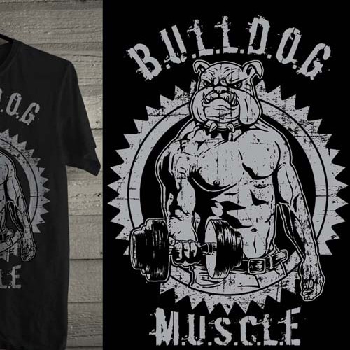 bulldog muscle