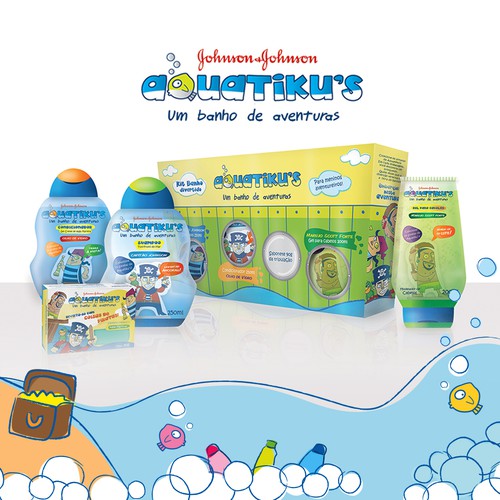 Fun & Playful Branding for Kids Bath Products