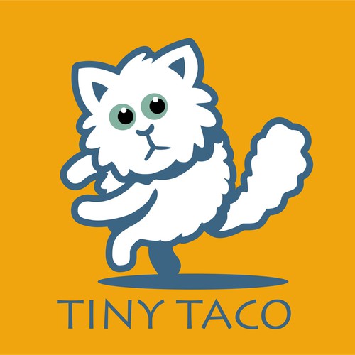 Create a fun-loving fluffy kitty illustration