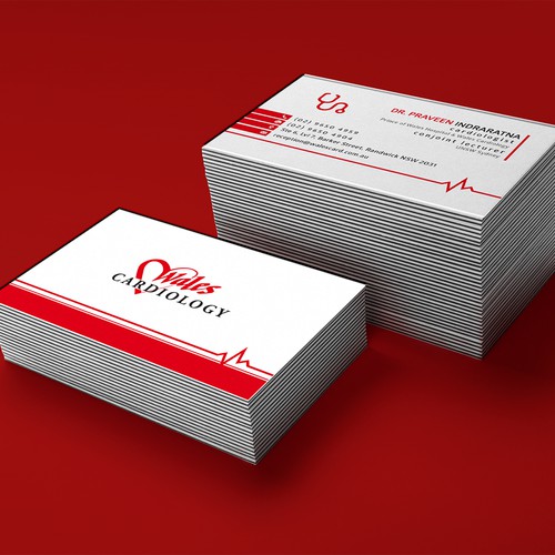 Cardiologist's Business Cards