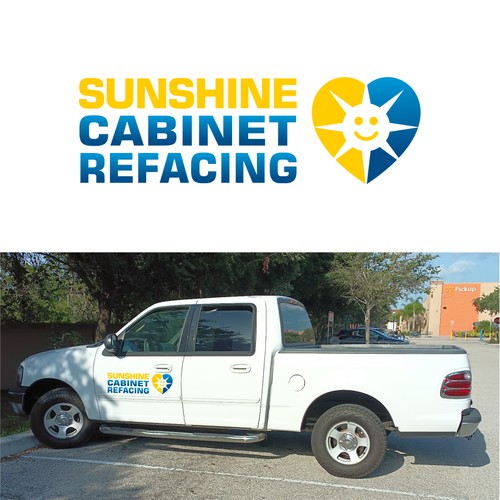 Logo concept for 'Sunshine Cabinet Refacing'