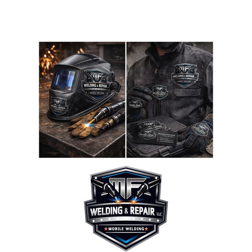 Emblem logo for a welding company