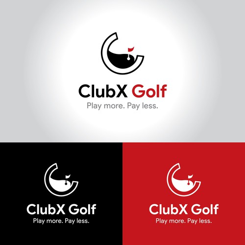 Ilustration logo for golf club