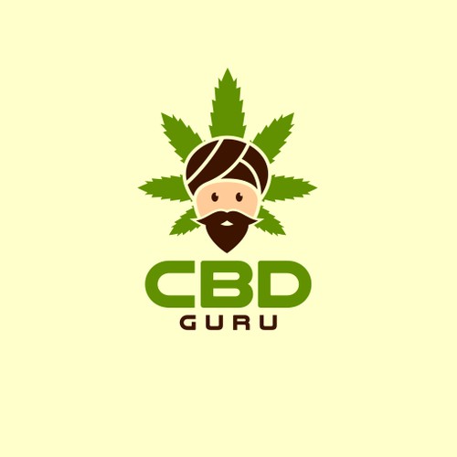 fun logo character for cannabis and medical