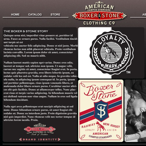 Boxer and Stone needs a new website design