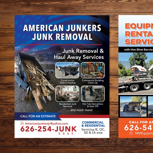 Flyer for American junkers & Monty's equipment
