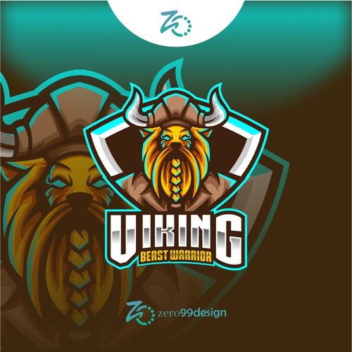 Viking Beast Gaming Esport Logo