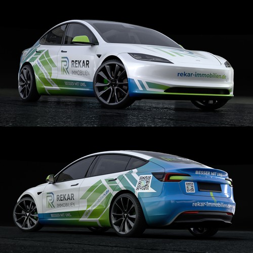 Tesla Model Y Highland livery design