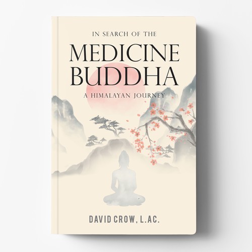 Book Cover Design Concept for "In Search of the Medicine Buddha: A Himalayan Journey"