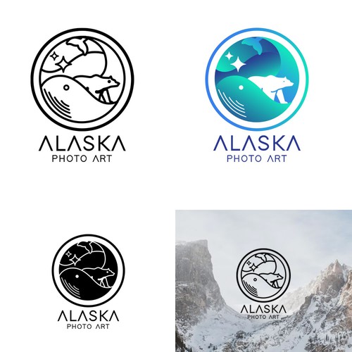 ALASKA Photo Art Logo