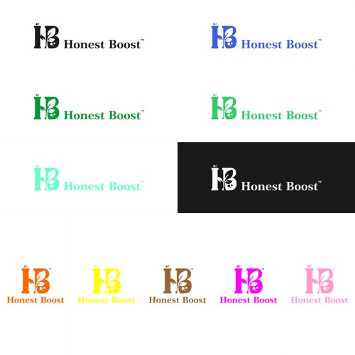 logo concept for honest boost 