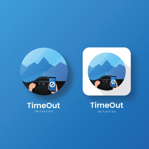 Icon design for app called TimeOut Initiative