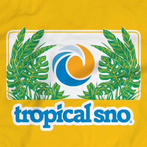 Tropical SNO T-shirt design