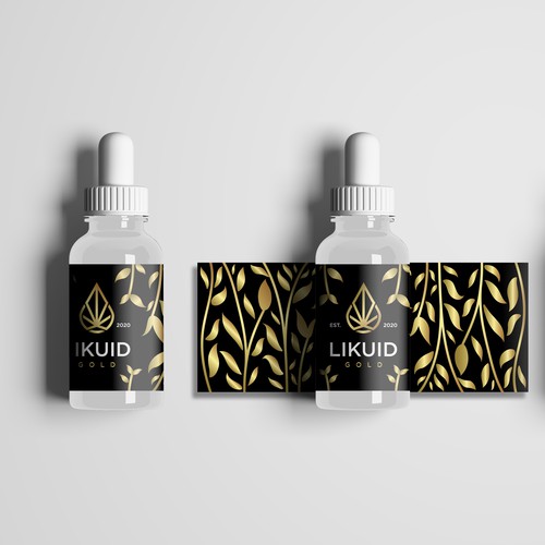 Modern Label Design for CBD product