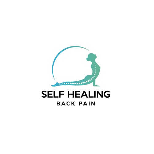 logo Concept for an online course that coaches people with chronic back pain to heal themselves