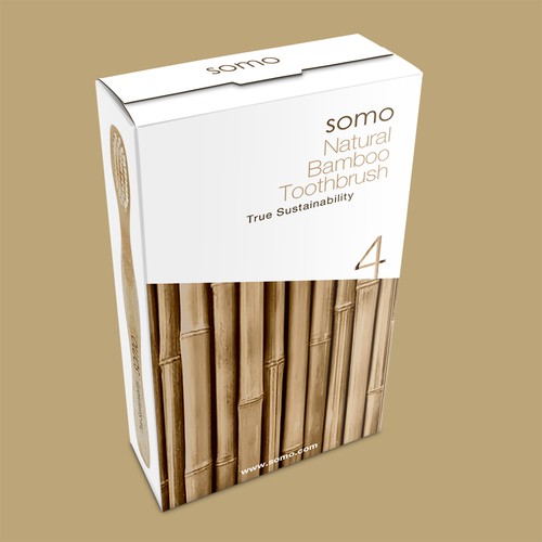 Natural bamboo toothbrush