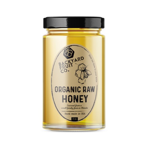 We need a creative raw honey label