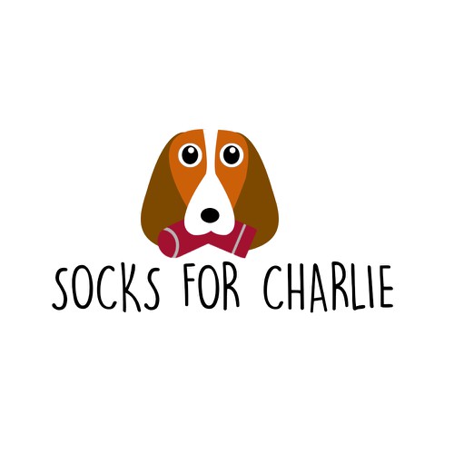 create a logo for pet care services - socks for charlie, socksforcharlie.com