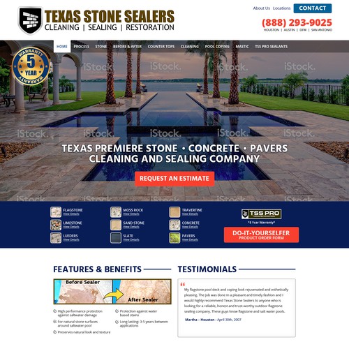 Website Project -- Texas Stone
