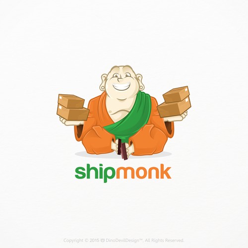 Ship Monk mascot