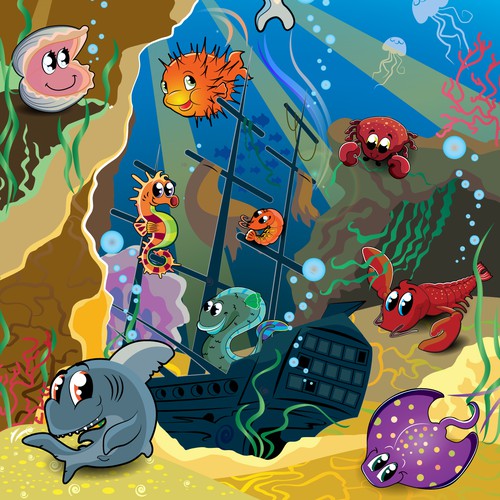 Create fun vector cartoon children's characters! 