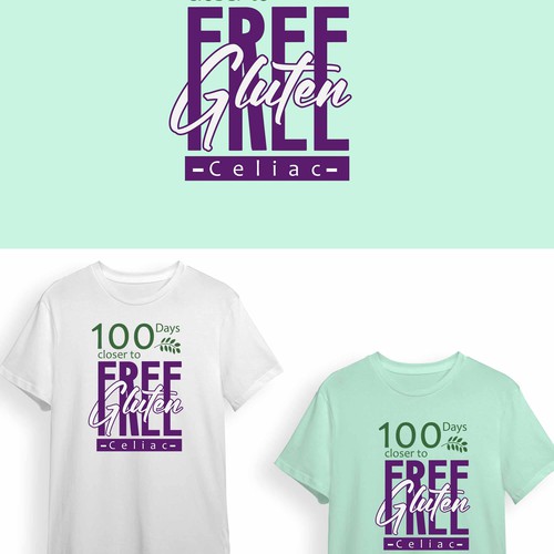Free Gluten celiac T shirt Design
