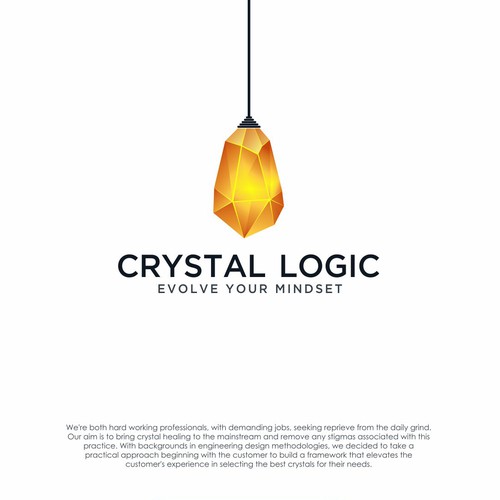 logo concept for Crystal logic 