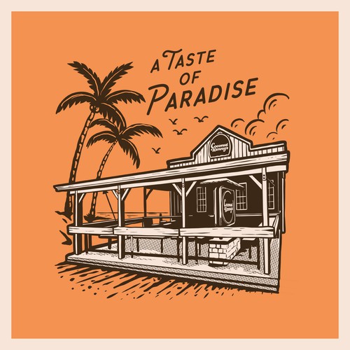 Coconut Kenny's - A Taste of Paradise T-shirt