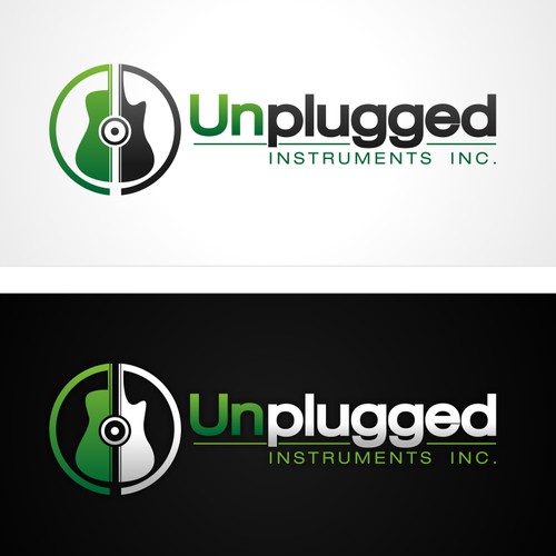 Create the next logo for Unplugged Instruments Inc.