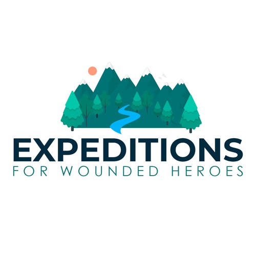 Logo design for Expeditions For Wounded Heroes