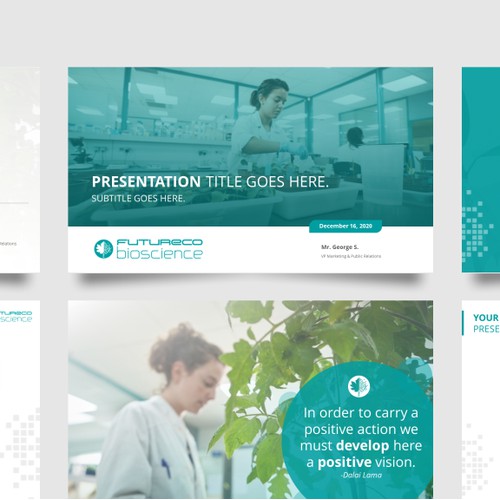 Powerpoint Template for Futureco Bioscience