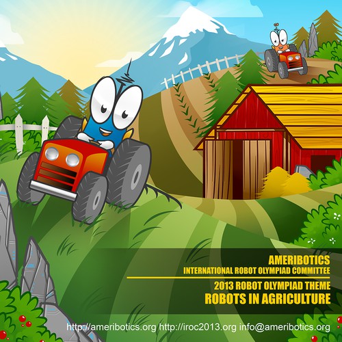 Create an awesome illustration: Robots in Agriculture!