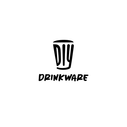 Fun Logo Concept For DIY Drinkware 