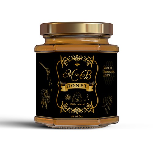 Honey Jar Label
