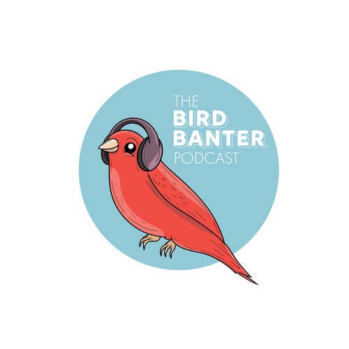 Playful Logo for 'Bird Banter' Podcast 