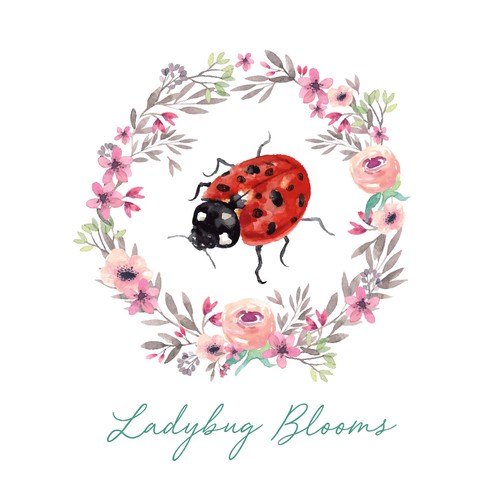 Floral logo for florist