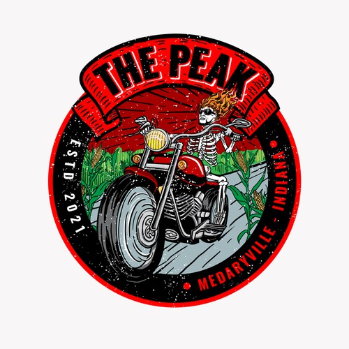 The Peak, bar & bight club logo