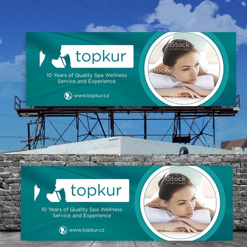 Online Spa Vacation Billboard