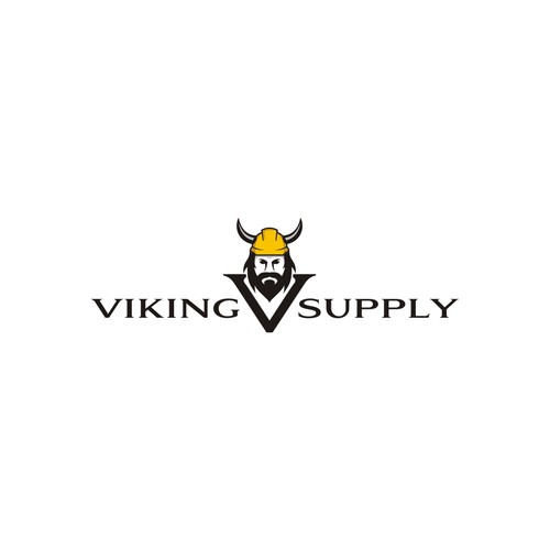 Viking Supply logo concept for construction