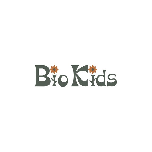 Logo design for a kids' organic store