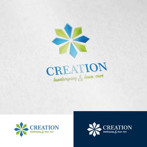 Creation Landscaping & Lawn Care needs a clean trendy logo