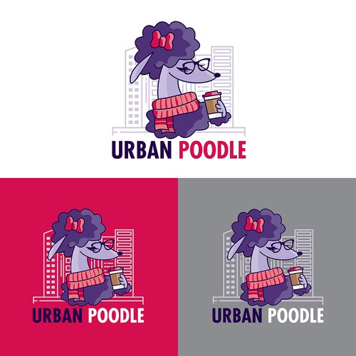 Logo designed for a company specific to all poodle-related goods.