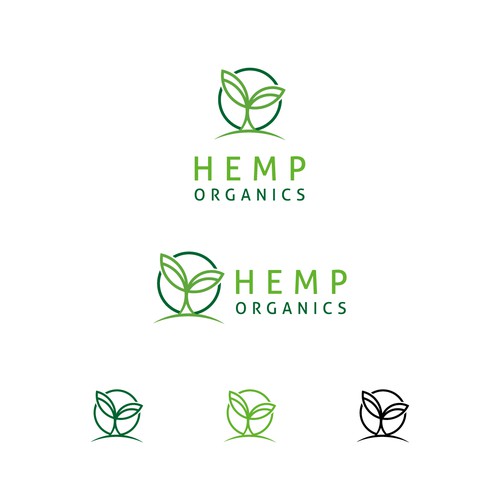Hemp organic logo