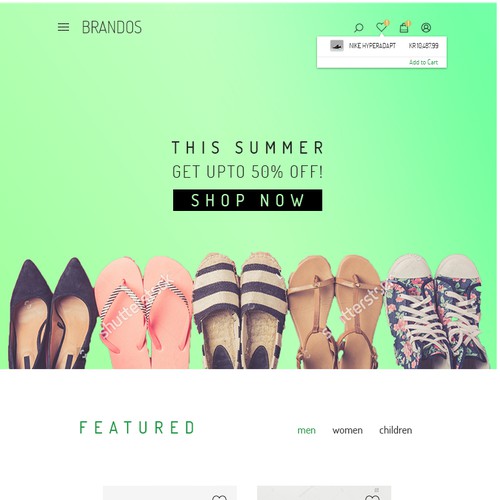 Brandos web design Contest Entry 