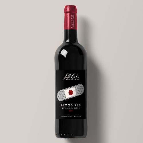 Wine label design