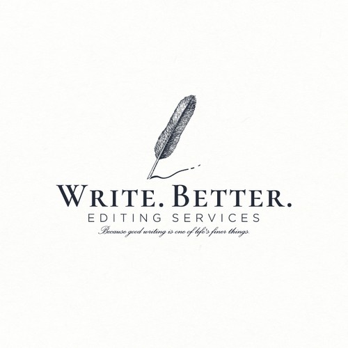 Logo design for a writer 