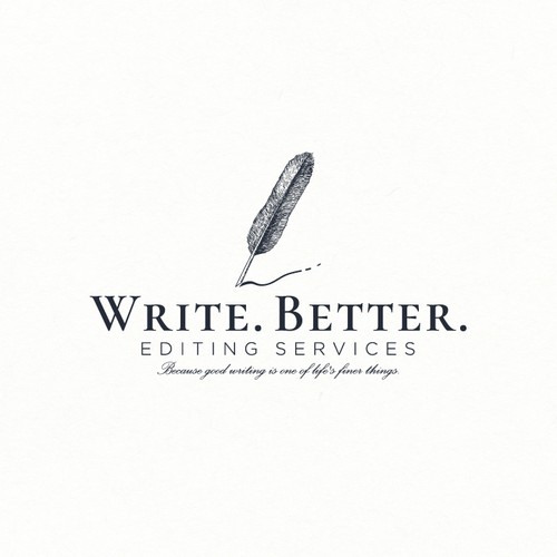 Logo design for a writer 
