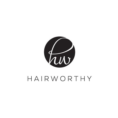 Eye catching logo for hair care products.